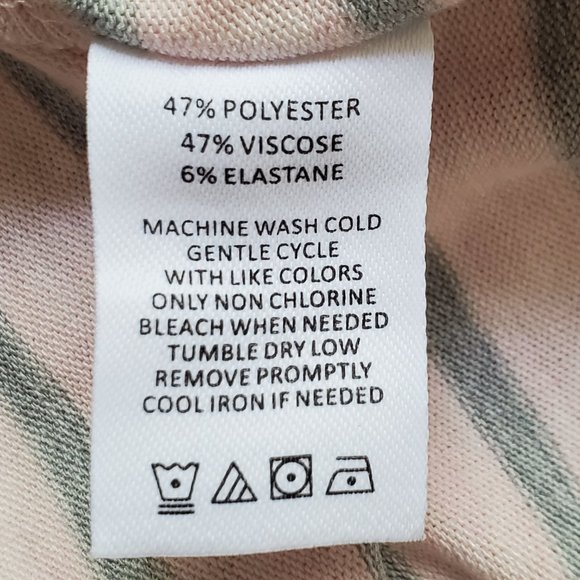 Splendid Elora Soft Cozy Gray Pink Striped Jogger Style Pajama Pants Size XS - Picture 9 of 10